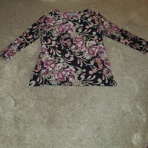 J M Collection Long Sleeve Blouse